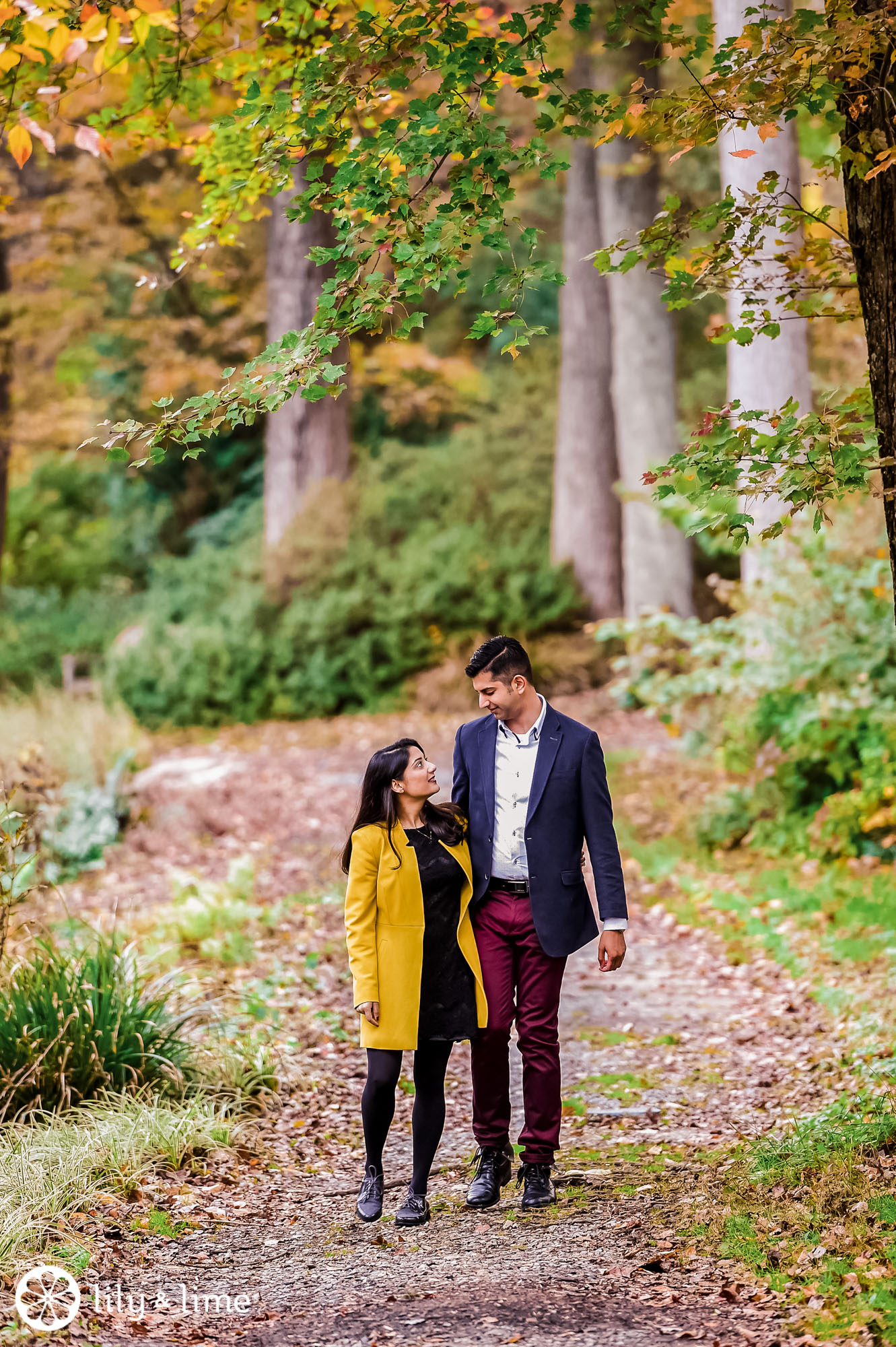A Young And Happy Indian Couple Posing By A Tree In The Fall On A Sunny  Day. Stock Photo, Picture and Royalty Free Image. Image 46431502.